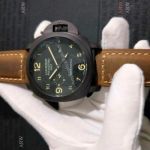 Fake Luminor Panerai GMT Ceramica Black Steel watch PAM0441
